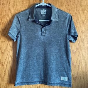 NWOT Flag & Anthem Boy's Distressed Polo Shirt